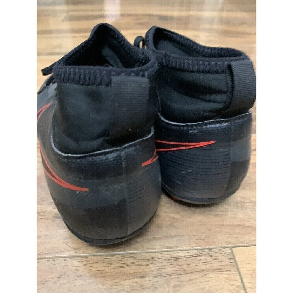 Nike Zoom Mercurial Superfly 7 Pro FG Black Red Sz 6